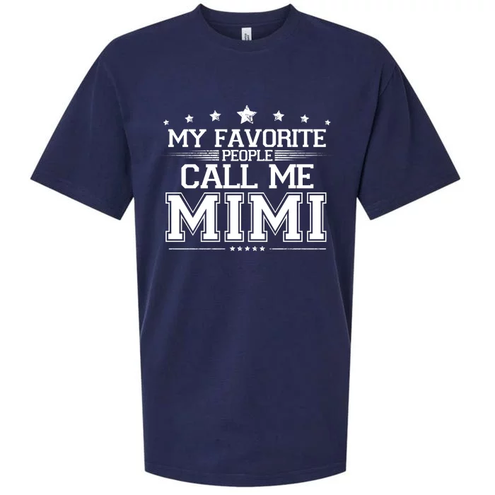 My Favorite People Call Me Mimi Sueded Cloud Jersey T-Shirt