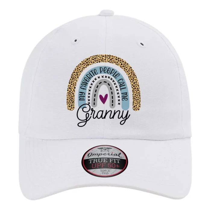 My Favorite People Call Me Granny Rainbow Mother's Day Cool Gift The Original Performance Cap