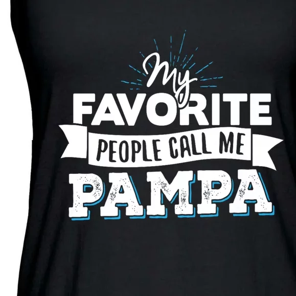 My Favorite People Call Me Pampa Ladies Essential Flowy Tank