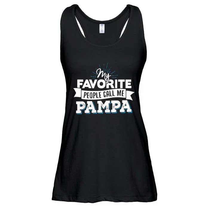 My Favorite People Call Me Pampa Ladies Essential Flowy Tank