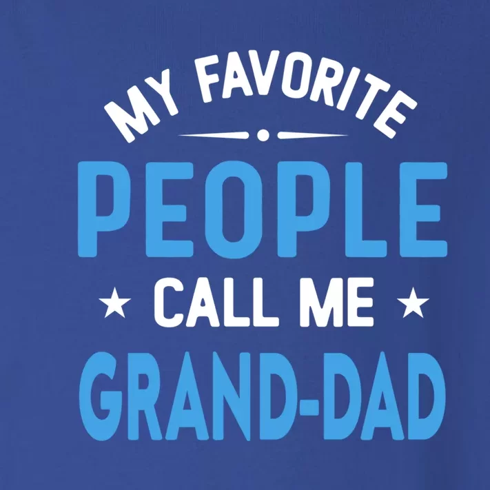 My Favorite People Call Me Grand Dad Funny Fathers Day Gift Toddler Long Sleeve Shirt