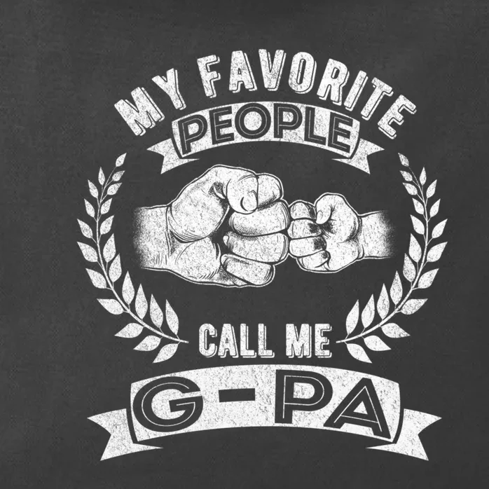 My Favorite People Call Me Gpa Zip Tote Bag