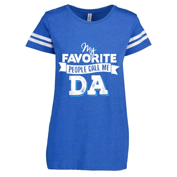 My Favorite People Call Me Da! Enza Ladies Jersey Football T-Shirt