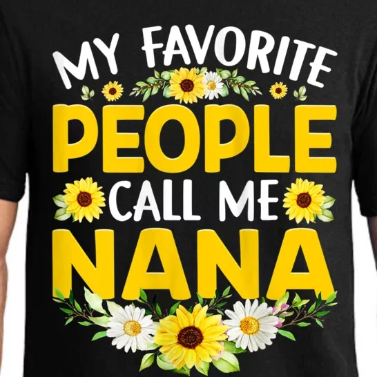 My Favorite People Call Me Nana Pajama Set