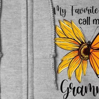 My Favorite People Call Me Gramma Mother's Day Gifts Full Zip Hoodie