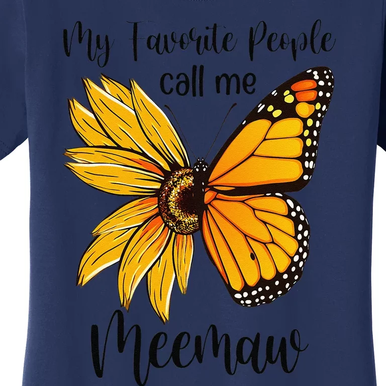 My Favorite People Call Me Meemaw Mother's Day Gifts Women's T-Shirt