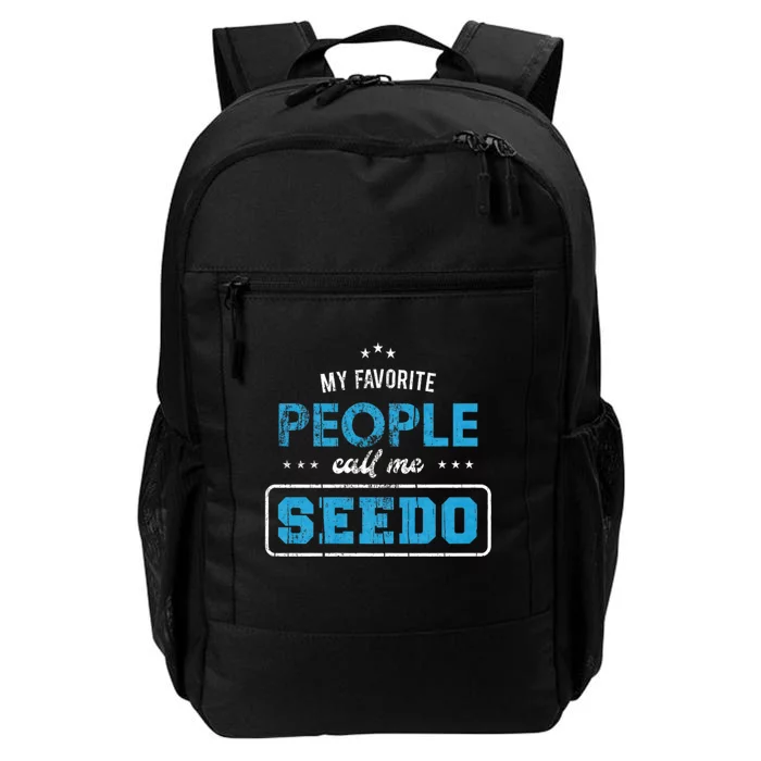 My Favorite People Call Me Seedo Palestinian Grandpa Daily Commute Backpack