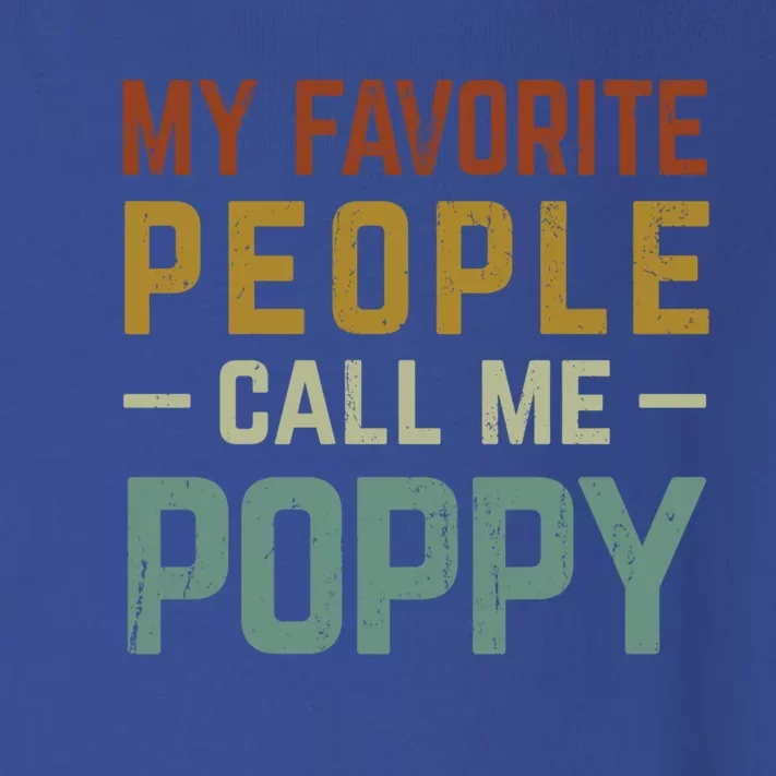 My Favorite People Call Me Poppy Gift Toddler Long Sleeve Shirt