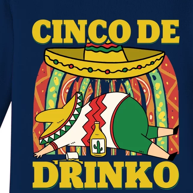 Mexican Fiesta Party Cinco De O Tee Ing Party Gift Baby Long Sleeve Bodysuit