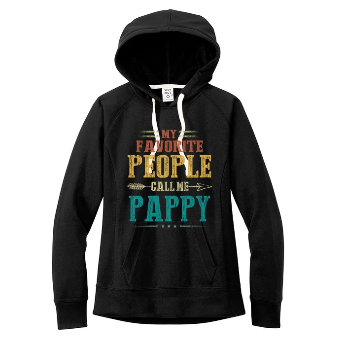 My Favorite People Call Me Pappy Women's Fleece Hoodie