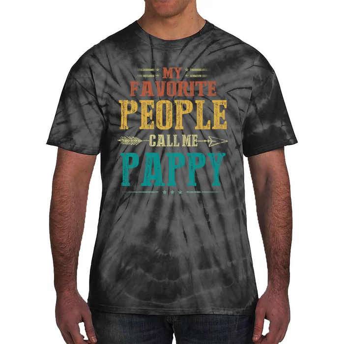 My Favorite People Call Me Pappy Tie-Dye T-Shirt