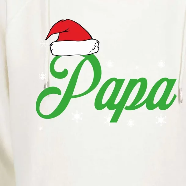 Matching Family Pajama Tops Papa Christmas Eve Tradition Cute Gift Womens Funnel Neck Pullover Hood