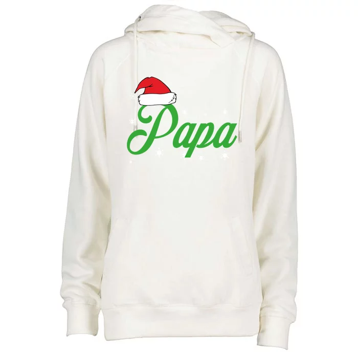 Matching Family Pajama Tops Papa Christmas Eve Tradition Cute Gift Womens Funnel Neck Pullover Hood