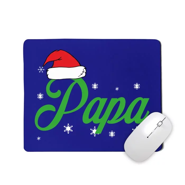 Matching Family Pajama Tops Papa Christmas Eve Tradition Cute Gift Mousepad