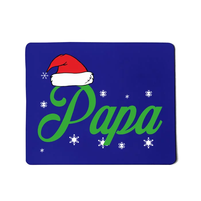 Matching Family Pajama Tops Papa Christmas Eve Tradition Cute Gift Mousepad