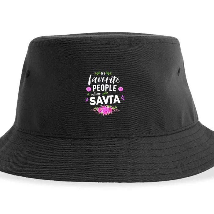 My Favorite People Call Me Savta Sustainable Bucket Hat