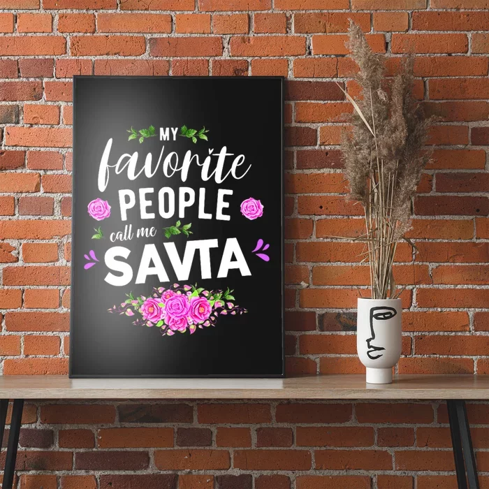 My Favorite People Call Me Savta Poster