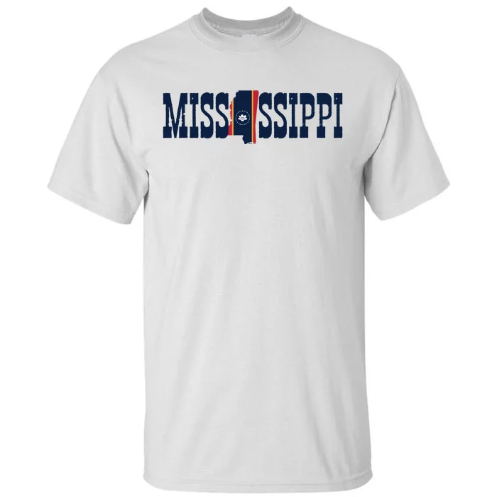 Mississippi Flag Pride For Mississippi Tall T-Shirt