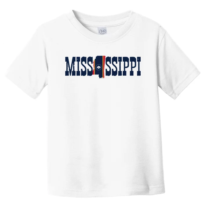 Mississippi Flag Pride For Mississippi Toddler T-Shirt