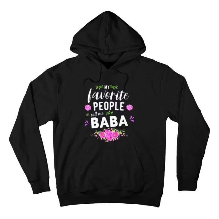 My Favorite People Call Me Baba Serbian Grandma Tall Hoodie