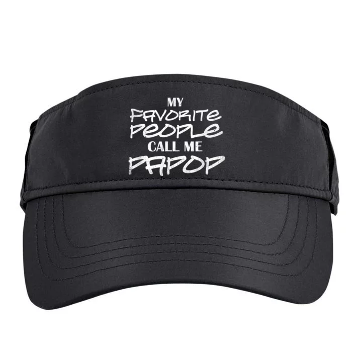 My Favorite People Call Me Papop Adult Drive Performance Visor