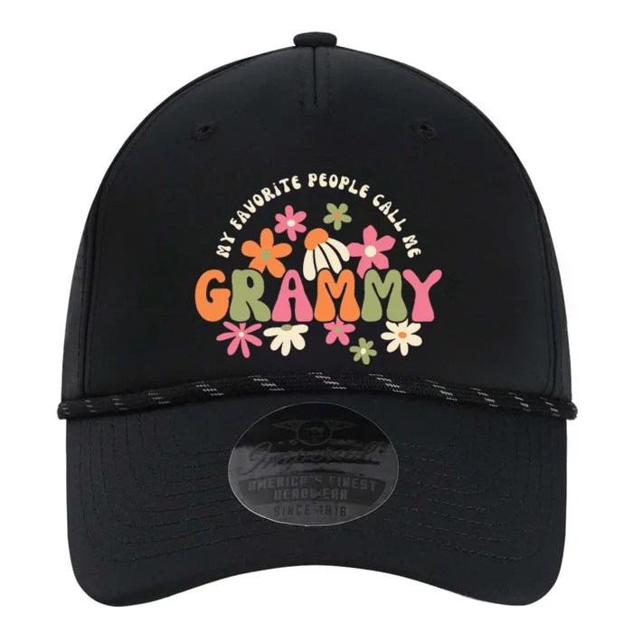 My Favorite People Call Me Grammy Groovy Gift For Grandma Performance The Dyno Cap