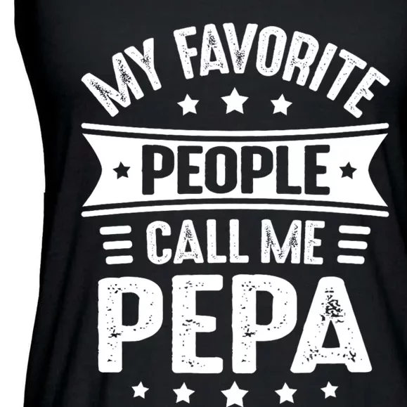 My Favorite People Call Me Pepa Ladies Essential Flowy Tank