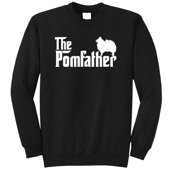 Mens Funny Pomeranian Father Dad The Pom Father Dog Lover Sweatshirt