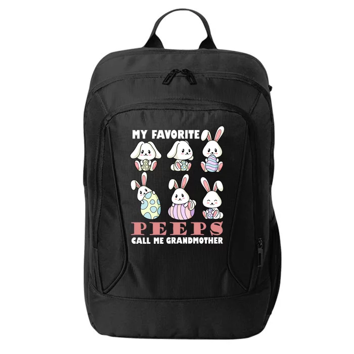 My Favorite Peeps Call Me Grandmother City Backpack