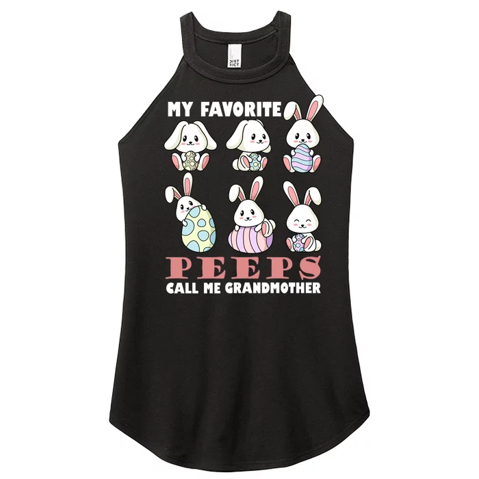 My Favorite Peeps Call Me Grandmother Women’s Perfect Tri Rocker Tank