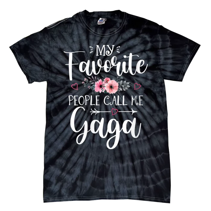 My Favorite People Call Me Gaga Tie-Dye T-Shirt