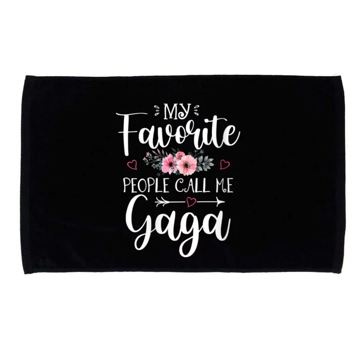 My Favorite People Call Me Gaga Microfiber Hand Towel