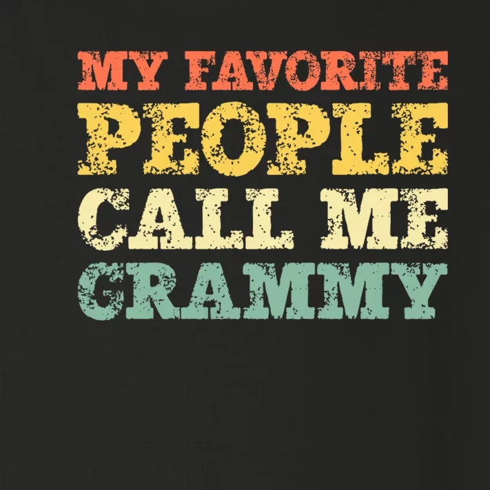 My Favorite People Call Me Grammy Toddler Long Sleeve Shirt