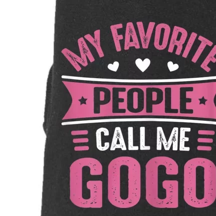 My Favorite People Call Me Gogo Doggie 3-End Fleece Hoodie