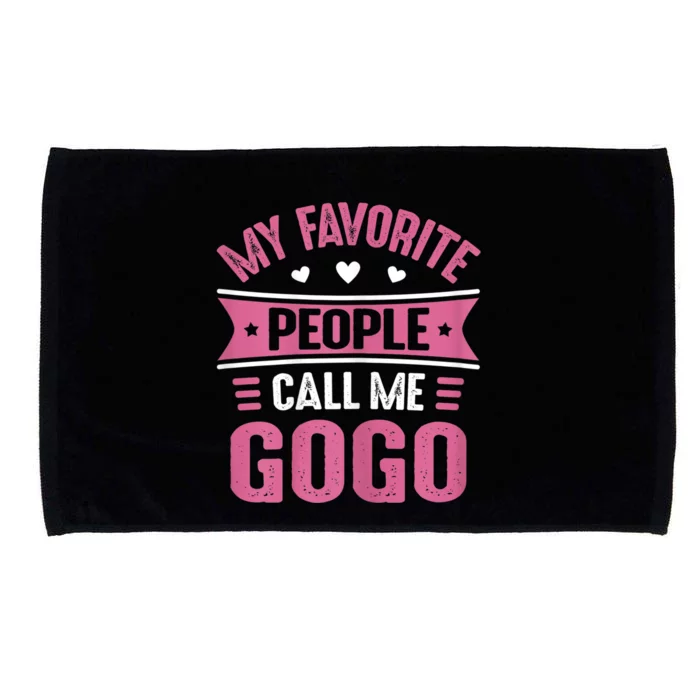 My Favorite People Call Me Gogo Microfiber Hand Towel