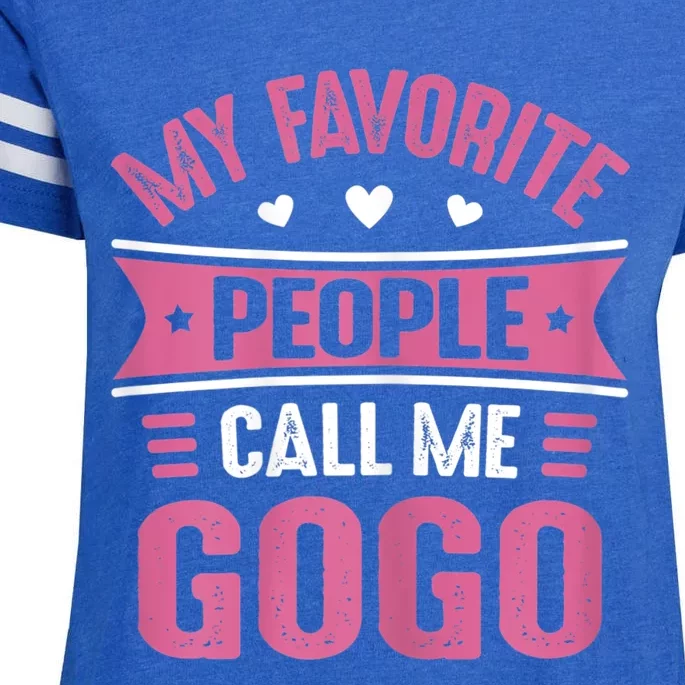 My Favorite People Call Me Gogo Enza Ladies Jersey Football T-Shirt