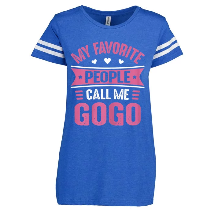 My Favorite People Call Me Gogo Enza Ladies Jersey Football T-Shirt