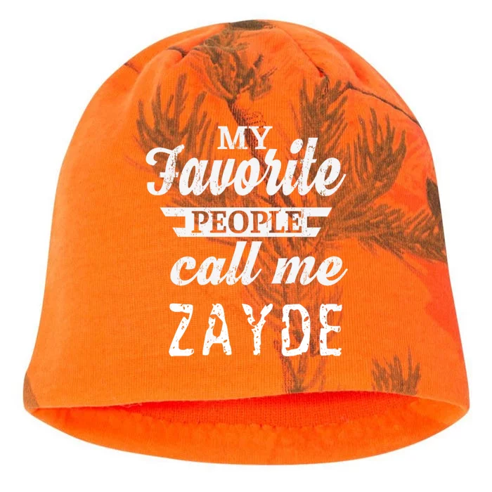 My Favorite People Call Me Zayde Kati - Camo Knit Beanie