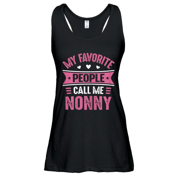 My Favorite People Call Me Nonny Ladies Essential Flowy Tank