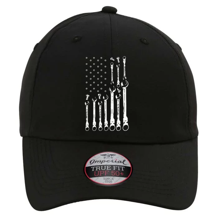 Mechanic Flag Patriotic Mechanic USA Flag Gift The Original Performance Cap