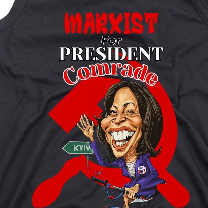 Marxist For President Comrade Kamala Harris Funny President Tank Top