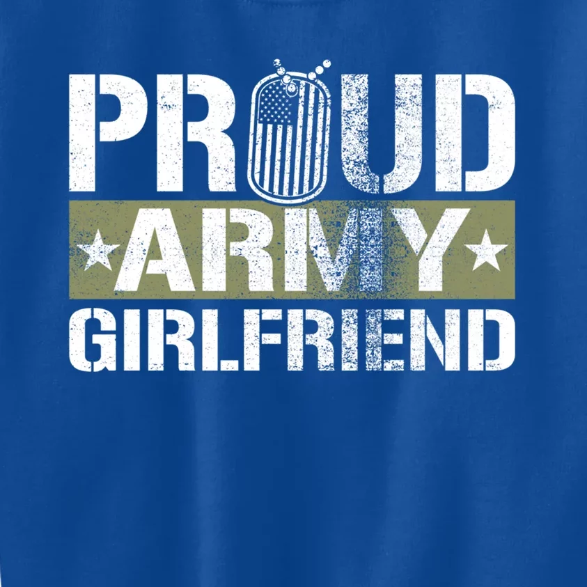 Military Friend Proud Army Friend Gift Kids Sweatshirt