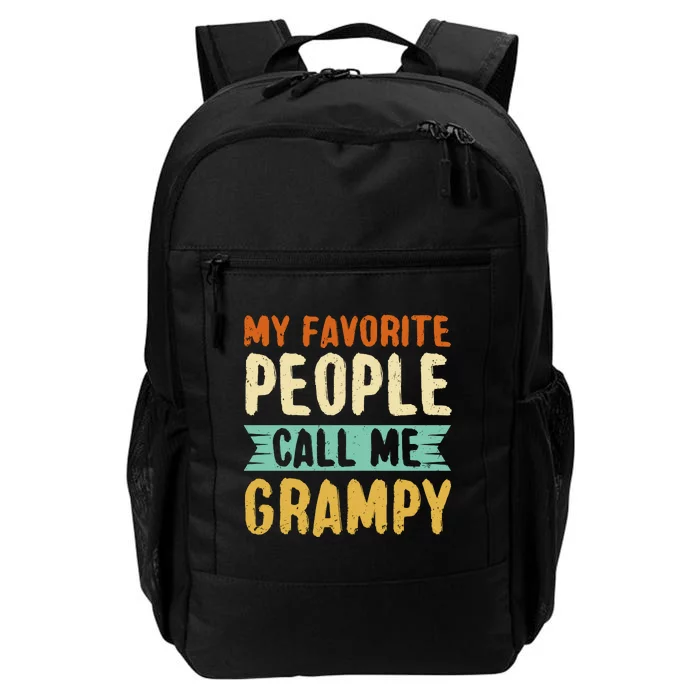 My Favorite People Call Me Grampy Daily Commute Backpack