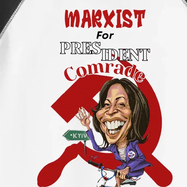 Marxist For President Comrade Kamala Harris Toddler Fine Jersey T-Shirt