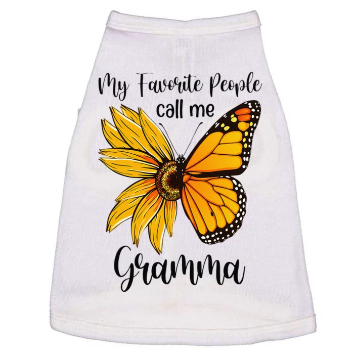 My Favorite People Call Me Gramma Mother's Day Gifts Doggie Tank