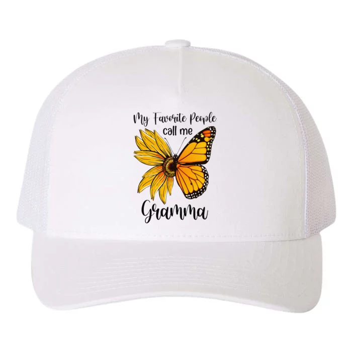 My Favorite People Call Me Gramma Mother's Day Gifts Yupoong Adult 5-Panel Trucker Hat