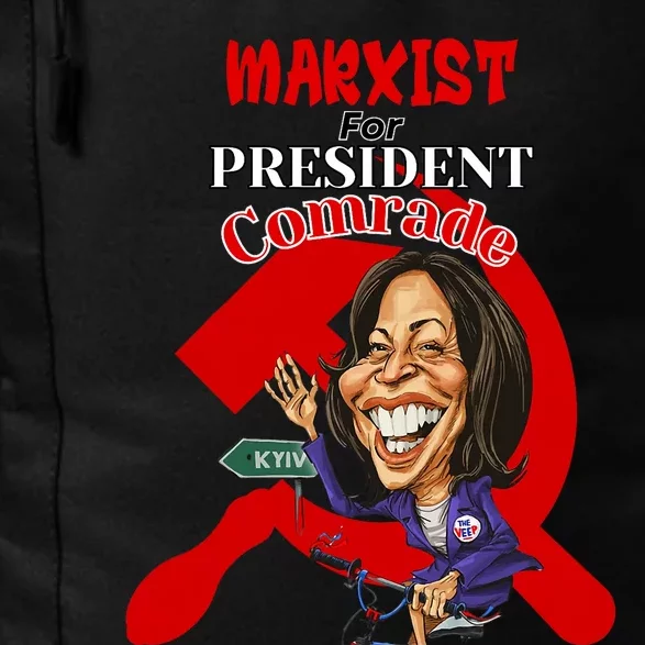 Marxist For President Comrade Anti Kamala Harris Funny President Daily Commute Backpack