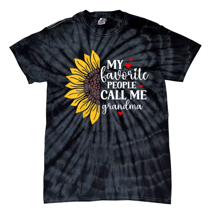 My Favorite People Call Me Grandma Tie-Dye T-Shirt