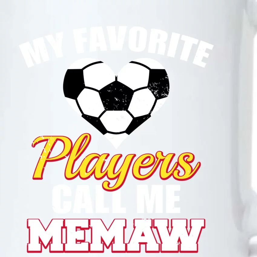 My Favorite Players Call Me Memaw Funny Soccer Memaw Gift Black Color Changing Mug