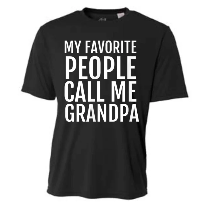 My Favorite People Call Me Grandpa Cooling Performance Crew T-Shirt